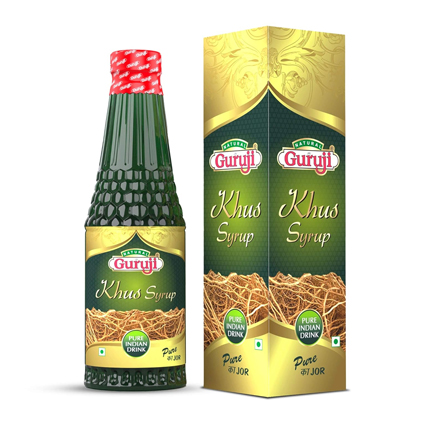 Natural Guru Ji Syrup Khus 